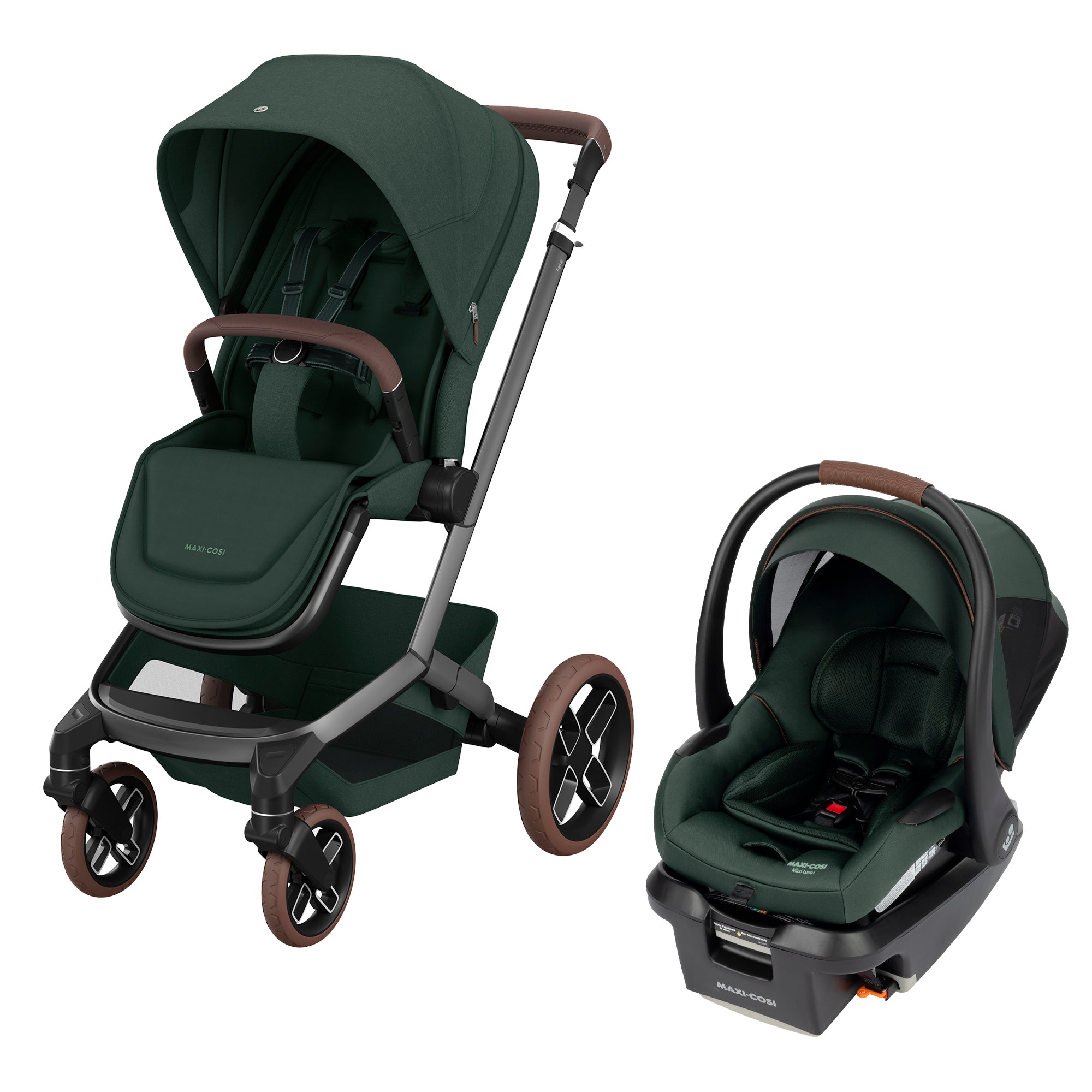 Système de Voyage Poussette Fame et Siège Auto Mico Luxe+