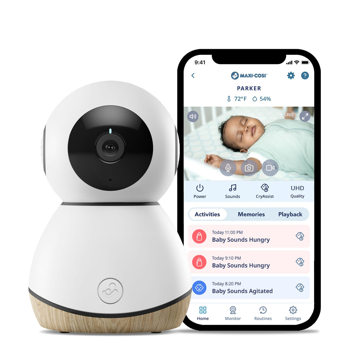 Voir la caméra de surveillance pour bébé Pro 360°