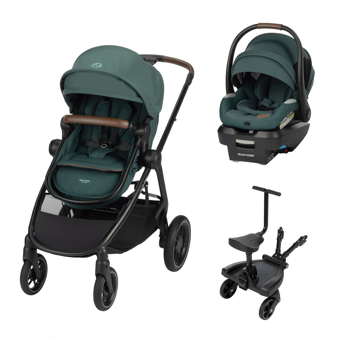 Système de Voyage Modulaire Zelia Luxe 5-en-1 Nouvelle Génération + Planche à Roulettes