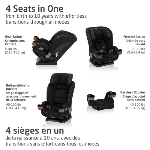 Siège auto convertible 4-en-1 Kani