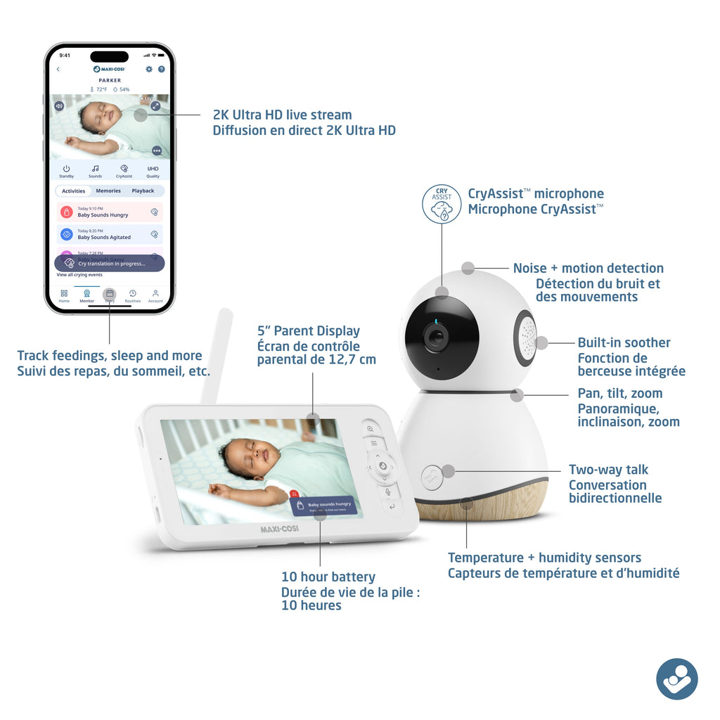 Voir Moniteur Bébé Pro 360°