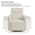 Fauteuil pivotant, coulissant et inclinable Isla