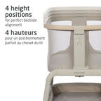 Iora Bedside Bassinet Sleep Approved + See Pro 360° Baby Monitor