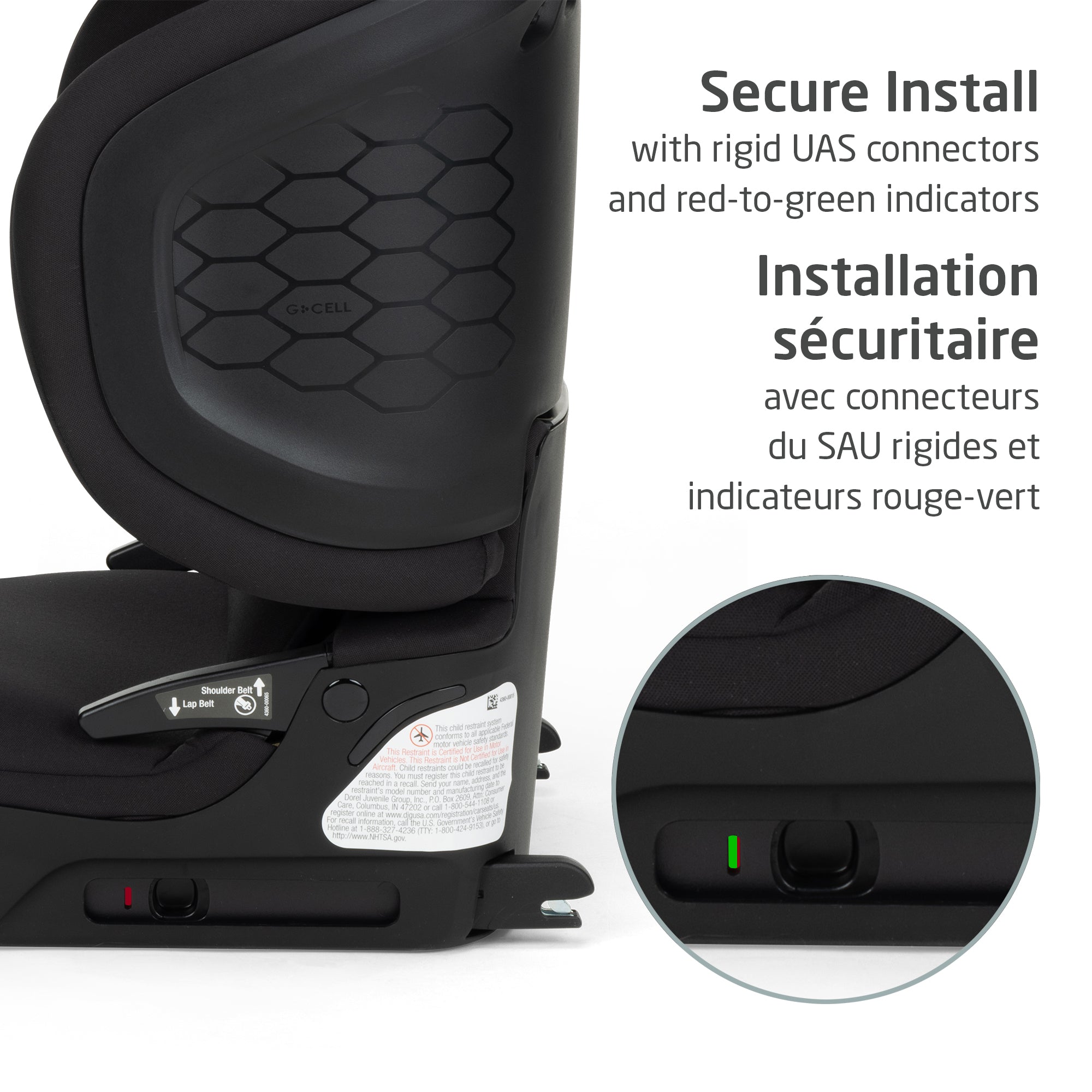 Tanza Belt-Positioning Booster Car Seat
