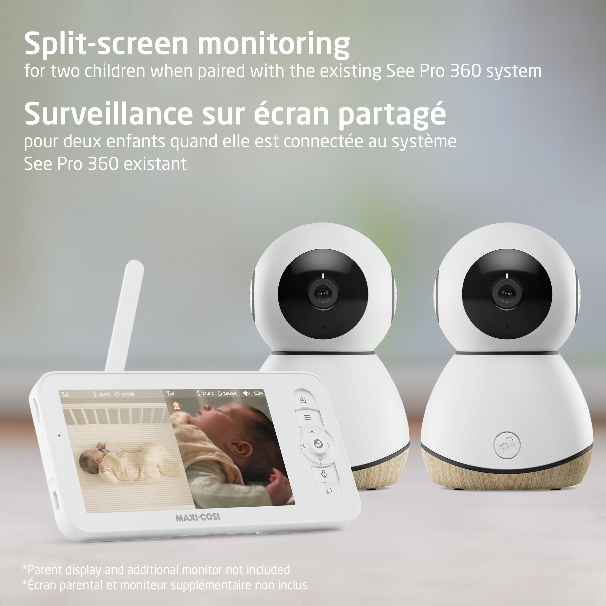 Voir la caméra de surveillance pour bébé Pro 360°