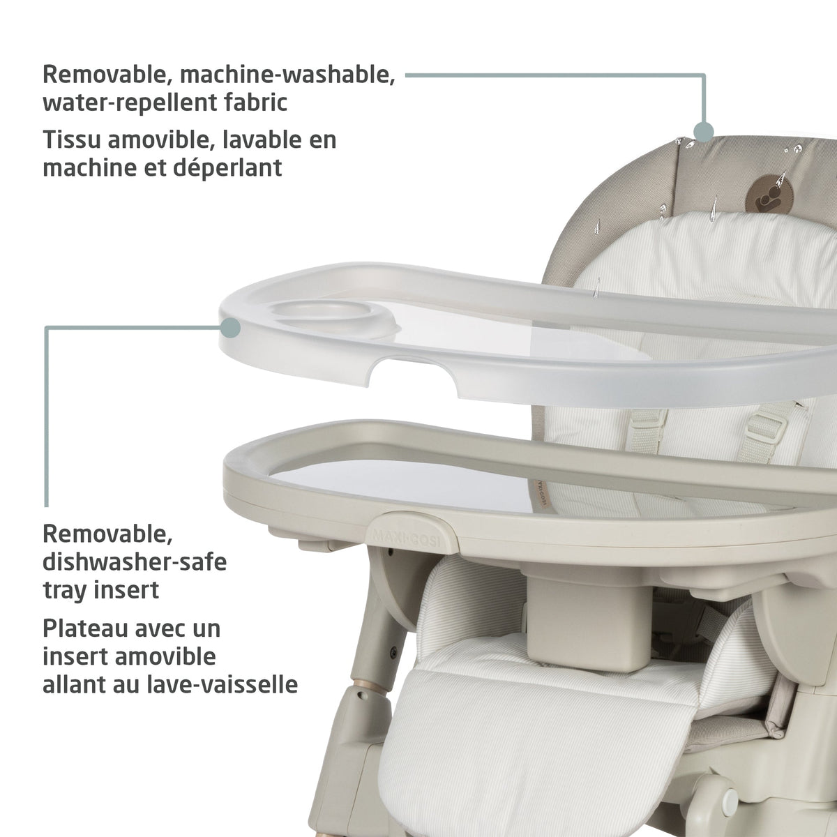 Chaise haute Minla 6-en-1