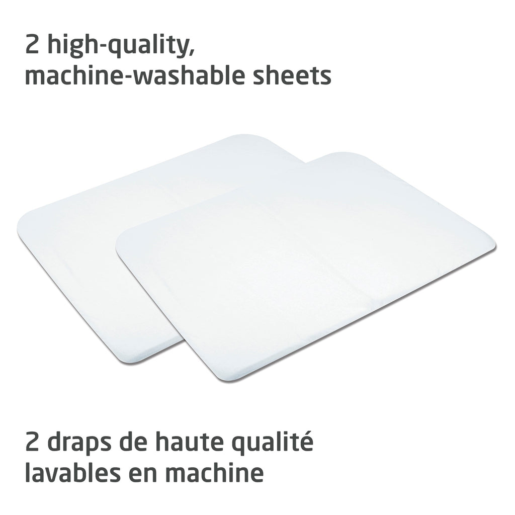 Draps de lit pliable Swift/Calao – Lot de 2