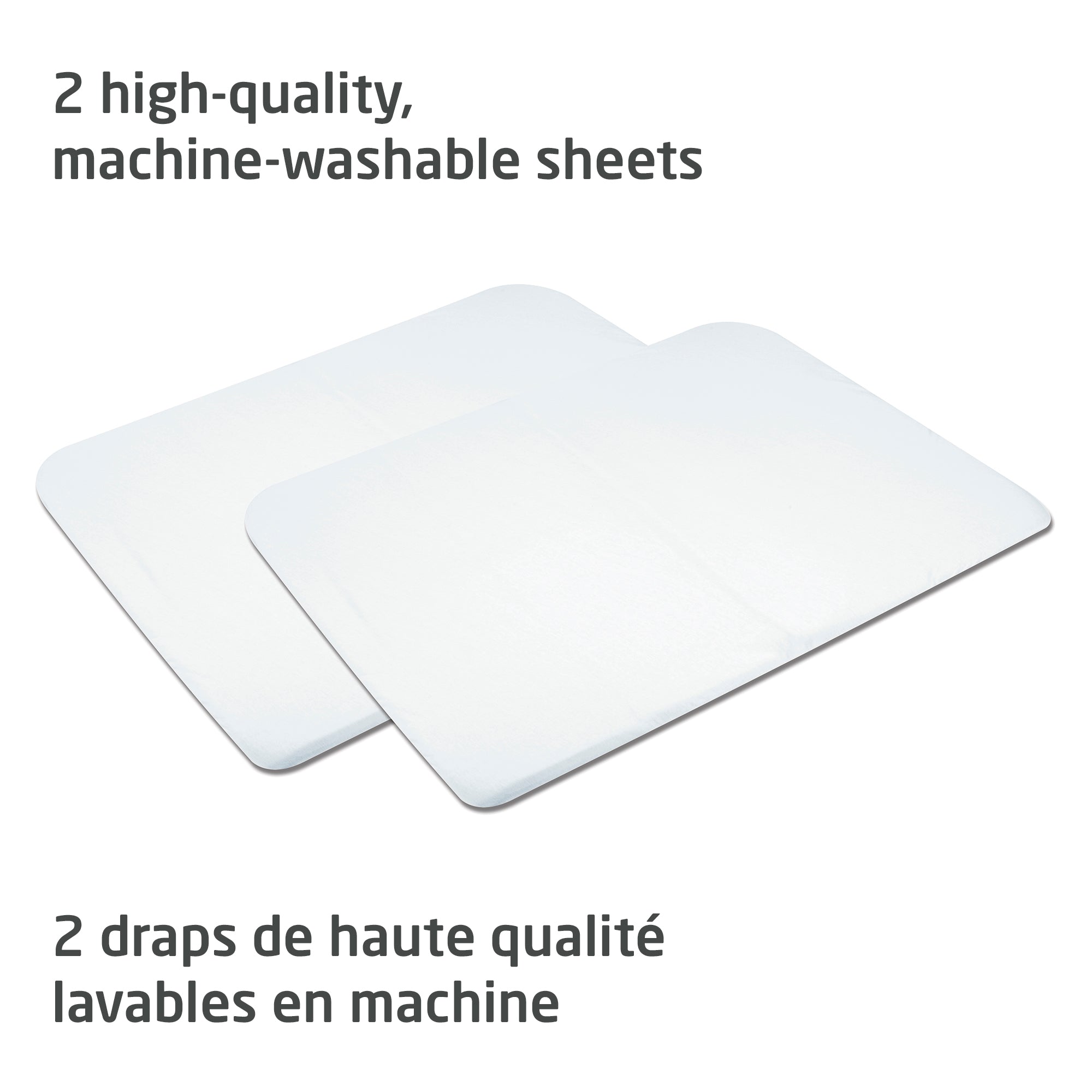 Draps de lit pliable Swift/Calao – Lot de 2
