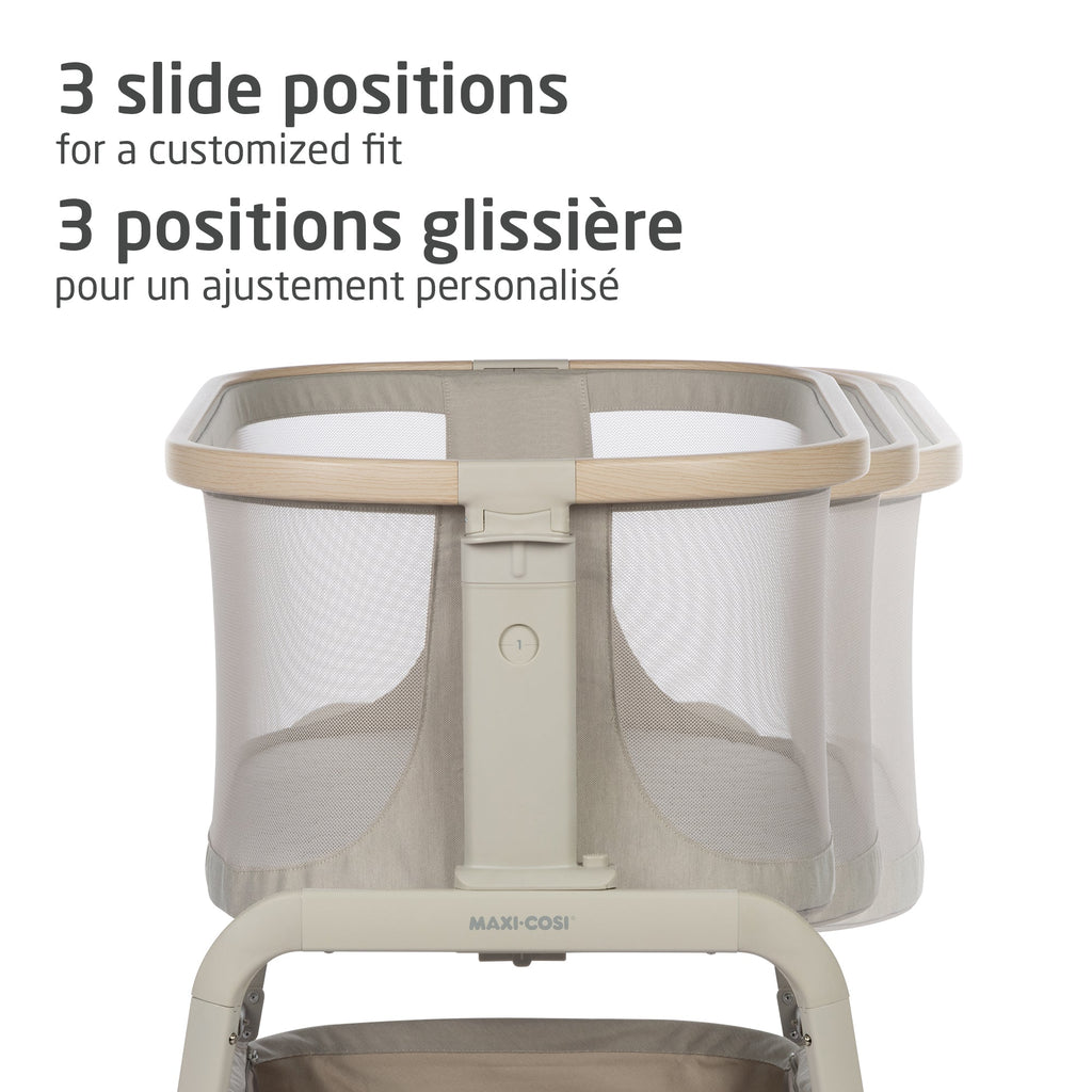 Iora Bedside Bassinet Sleep Approved + See Pro 360° Baby Monitor