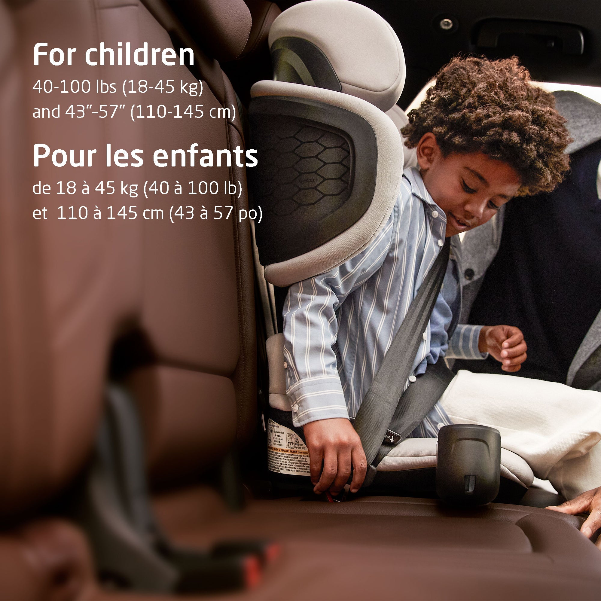 Tanza Belt-Positioning Booster Car Seat