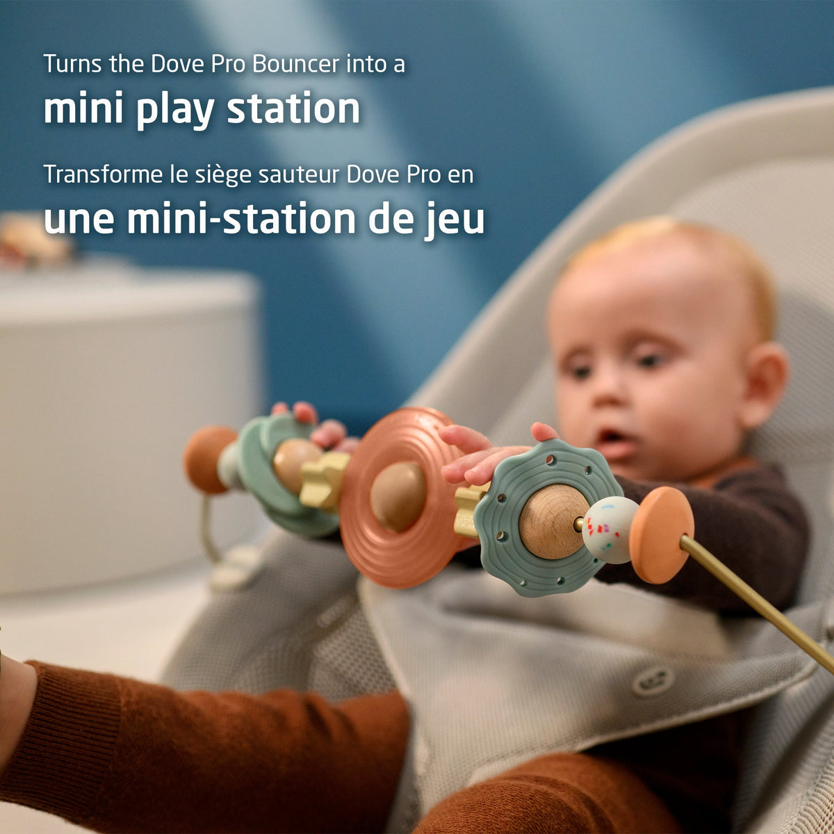 Arche de jeux vibrante Dove Pro pour transat
