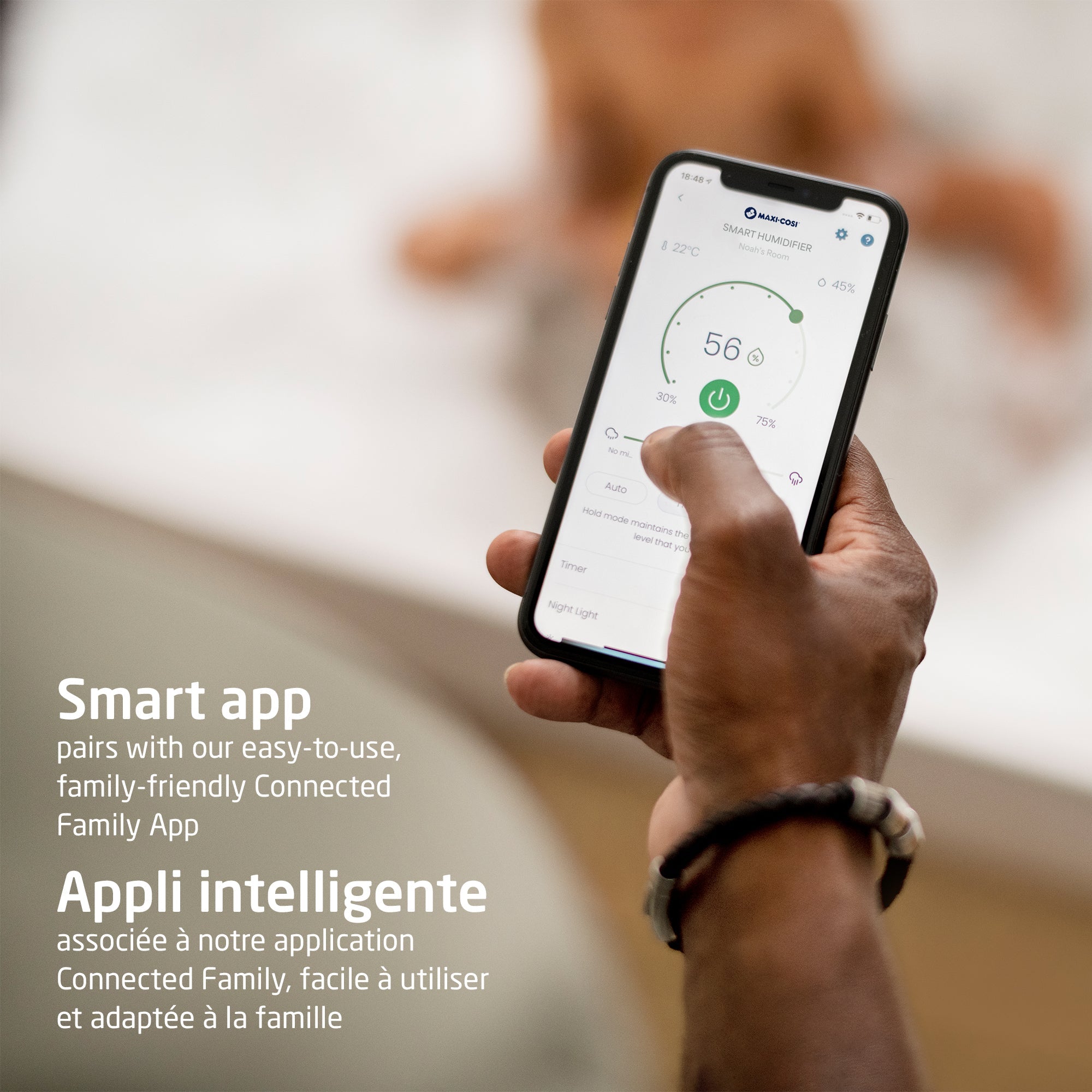 Humidificateur intelligent