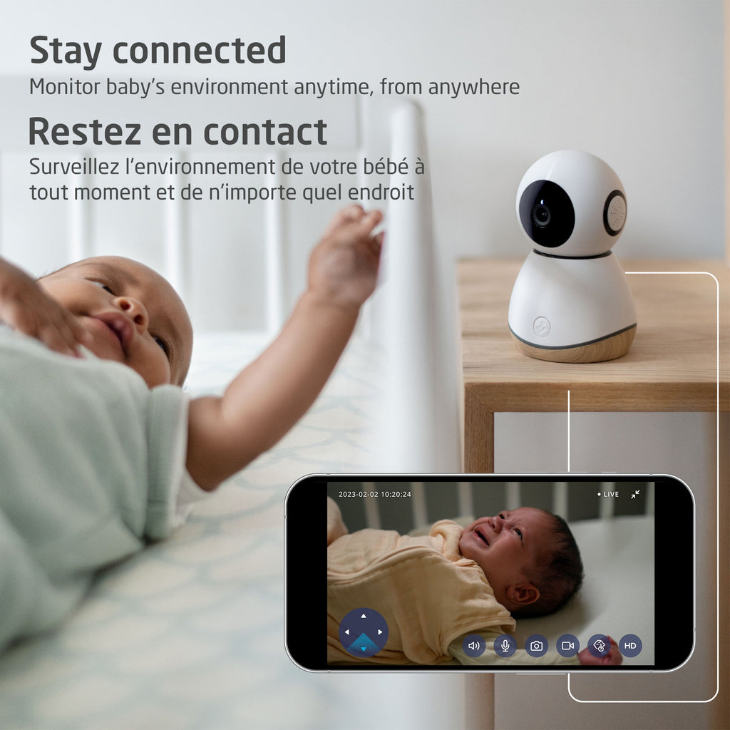 Voir la caméra de surveillance pour bébé Pro 360°