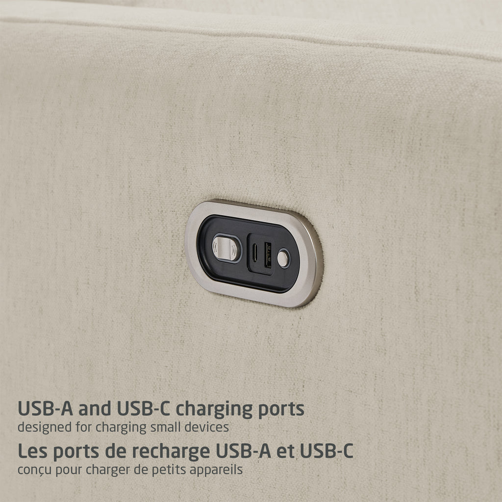Fauteuil pivotant, coulissant et inclinable Isla