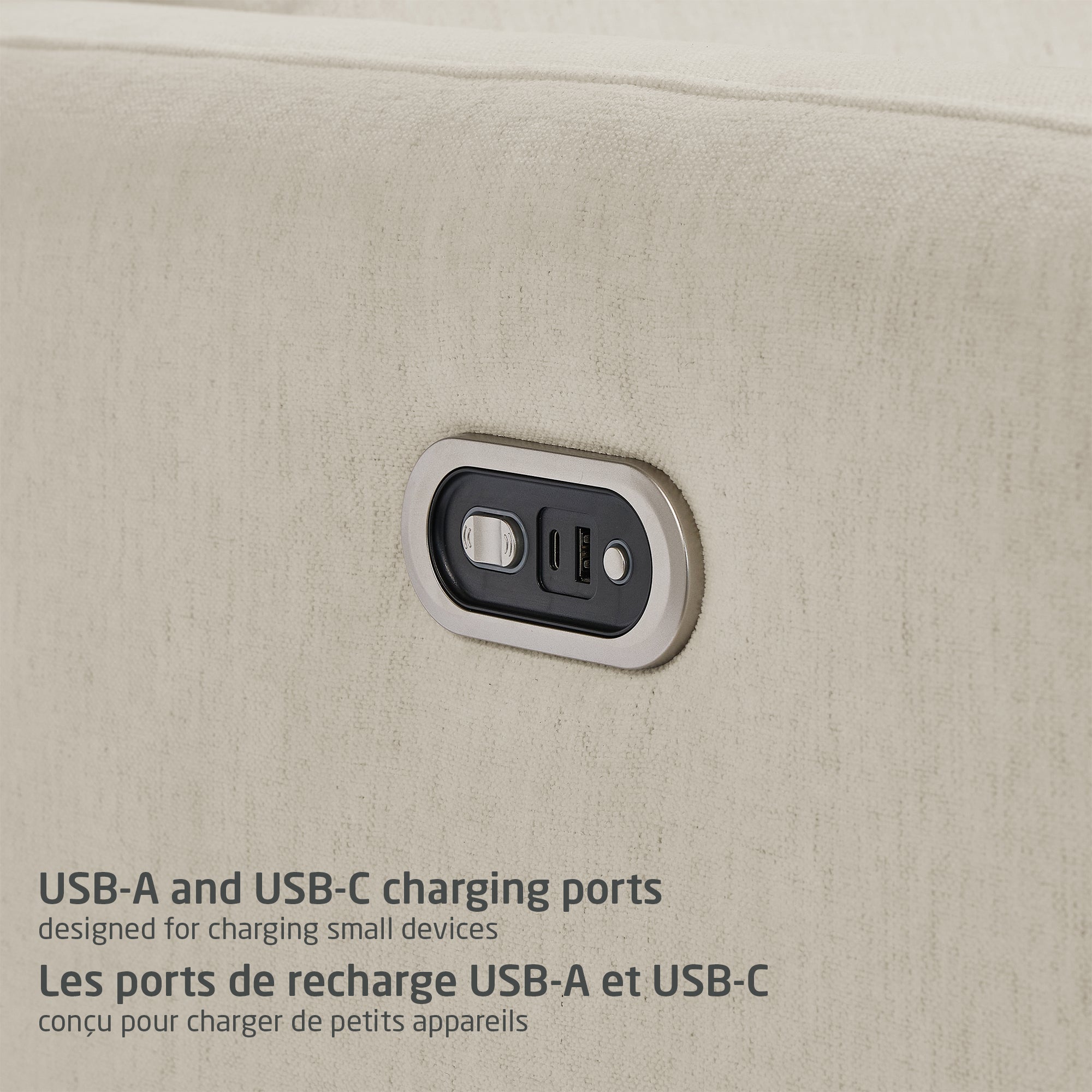Fauteuil pivotant, coulissant et inclinable Isla
