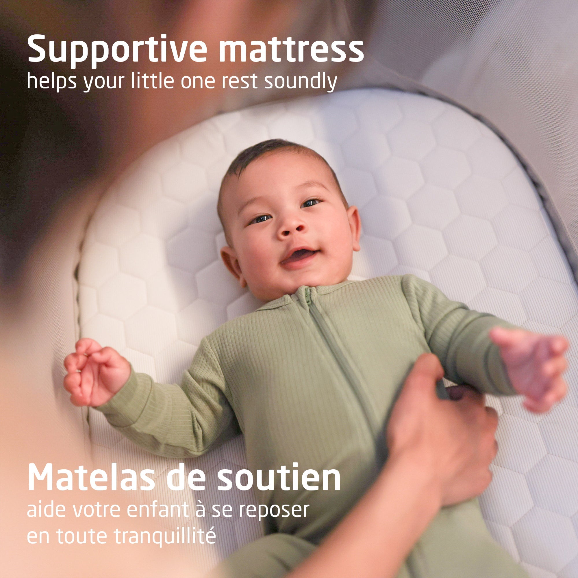 Iora Bedside Bassinet Sleep Approved + See Pro 360° Baby Monitor