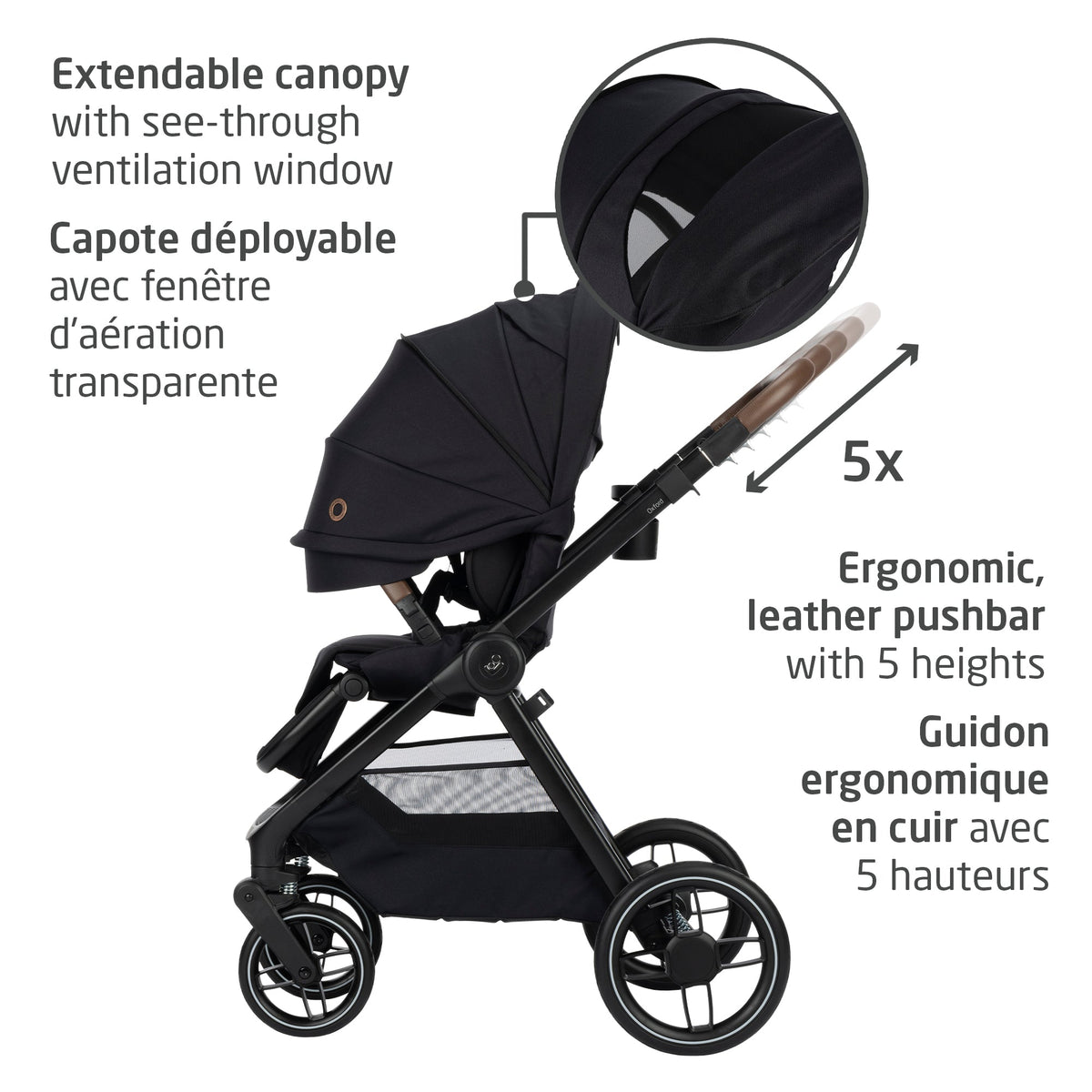 Oxford Stroller & Mico Luxe+ Travel System