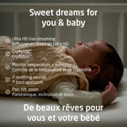 Iora Bedside Bassinet Sleep Approved + See Pro 360° Baby Monitor