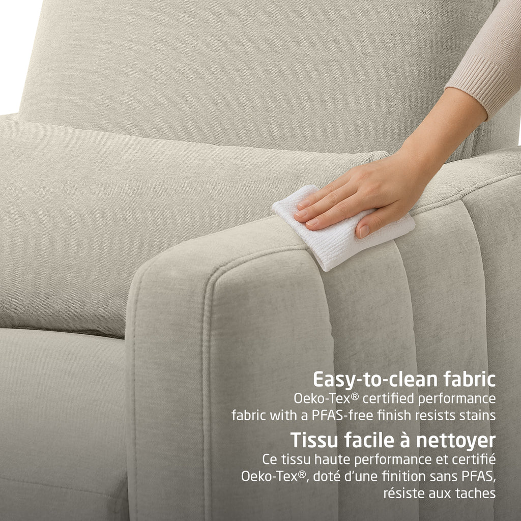 Dorian Swivel Glider and Power Recliner with Night Light