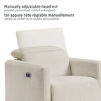 Fauteuil pivotant, coulissant et inclinable Isla