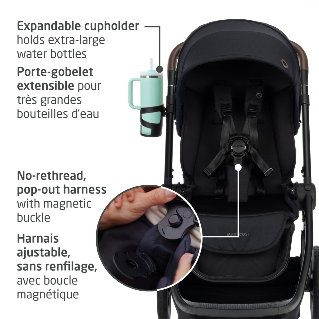 Oxford Stroller & Mico Luxe+ Travel System