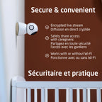 Iora Bedside Bassinet Sleep Approved + See Pro 360° Baby Monitor