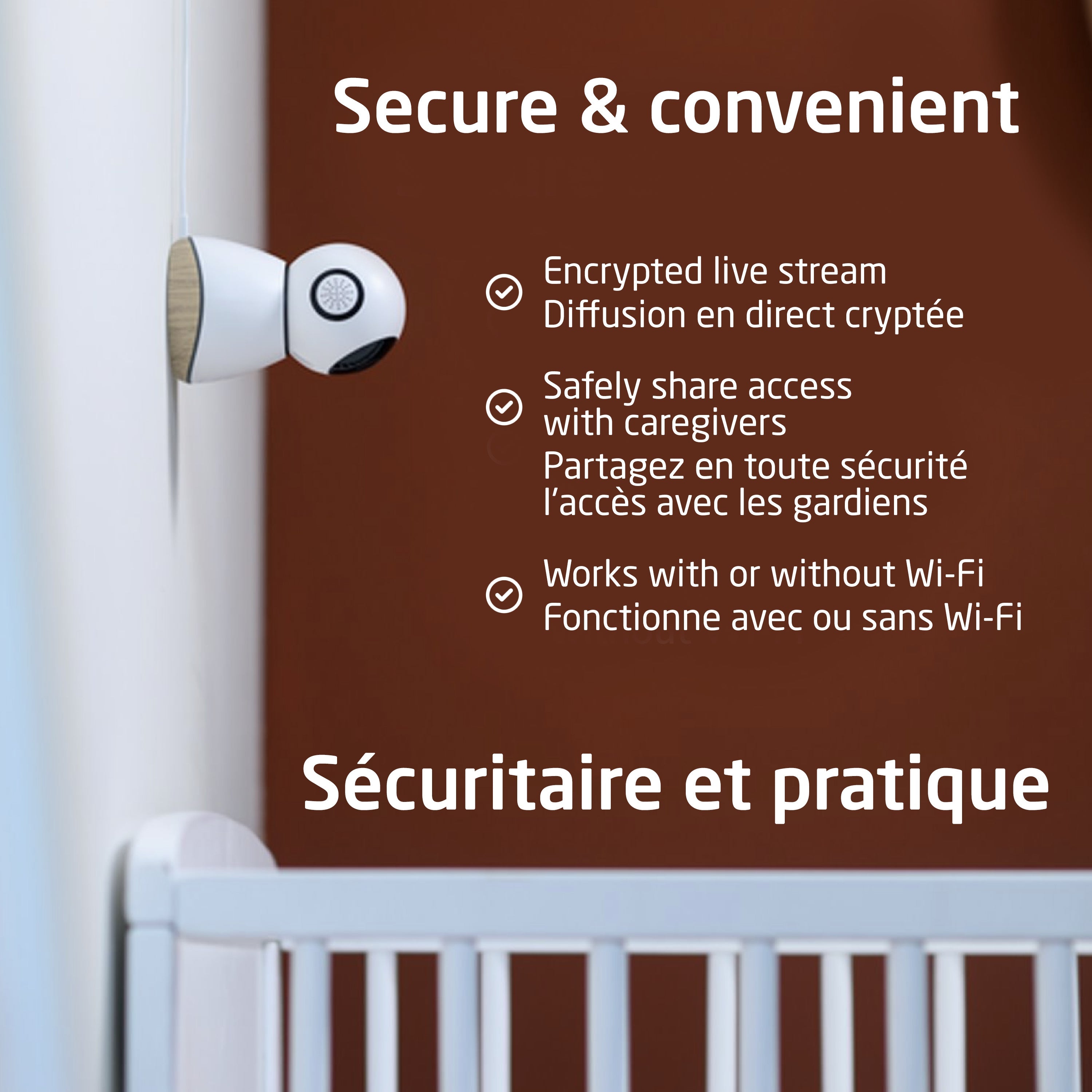Iora Bedside Bassinet Sleep Approved + See Pro 360° Baby Monitor