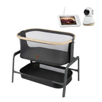 Iora Bedside Bassinet Sleep Approved + See Pro 360° Baby Monitor