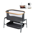 Iora Bedside Bassinet Sleep Approved + See Pro 360° Baby Monitor