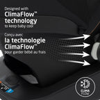 ClimaFlow technology shell with built-in ventilation to keep baby cool and comfortable on every adventure.