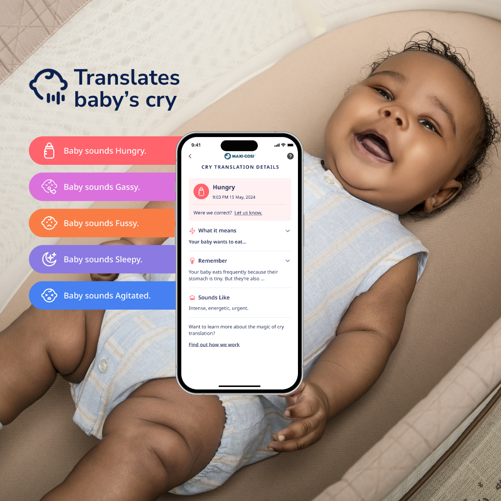 Translates baby's cry